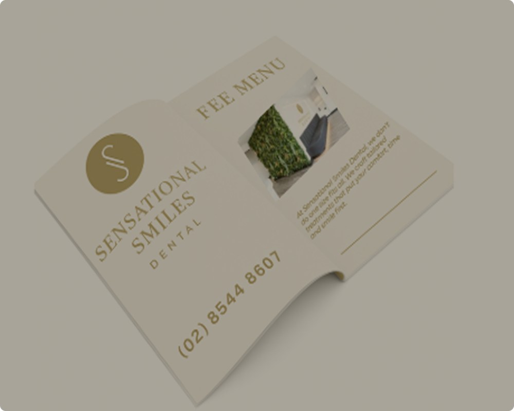 Fee Menu Sensational Smiles